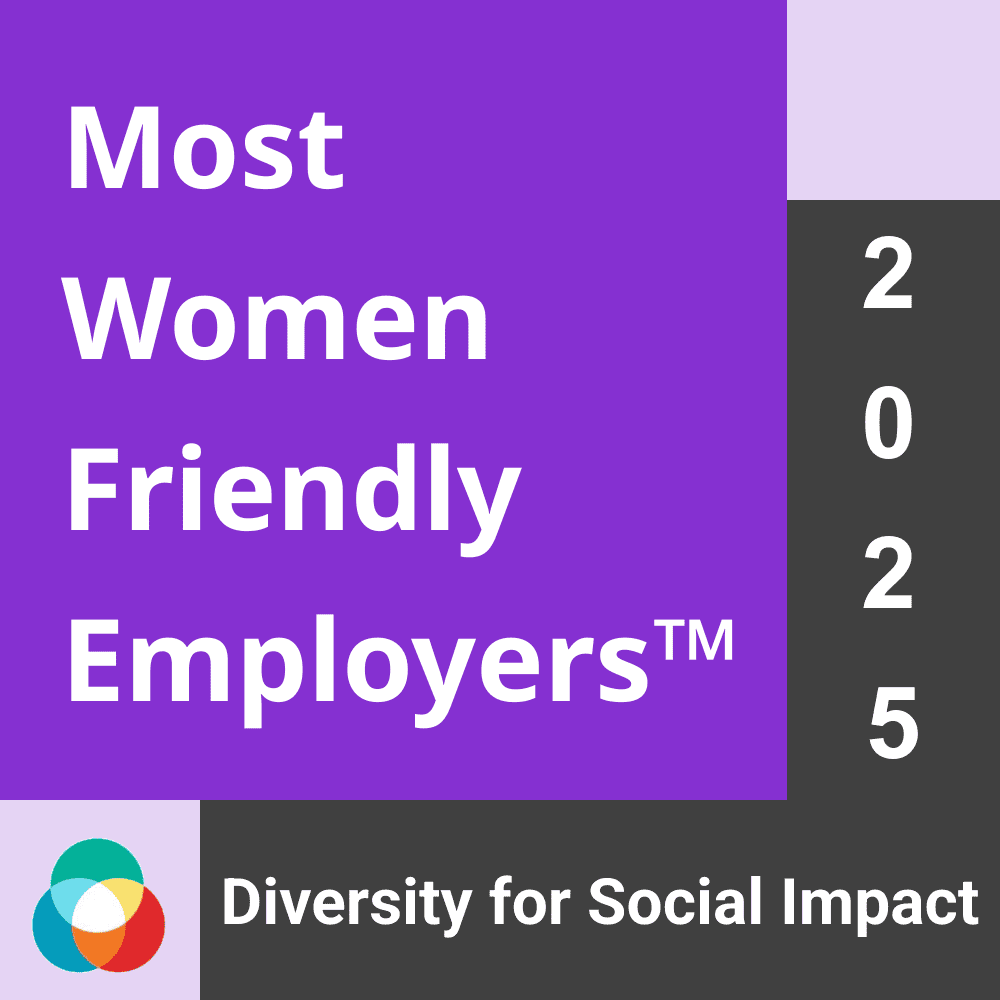 Global Most Women Friendly Employers Certification Global 2025 certified by Diversity for Social Impact